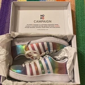 K-Swiss NOH8 Campaign rainbow classic sneakers